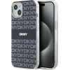 DKNY IML Mono & Stripe MagSafe Case for iPhone 15/14/13 - Black - (DK000150-0)