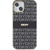 DKNY IML Mono & Stripe MagSafe Case for iPhone 15/14/13 - Black - (DK000147-0)