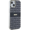 DKNY IML Mono & Stripe MagSafe Case for iPhone 15/14/13 - Black - (DK000147-0)