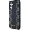 DKNY Leather Checkered Mono Pattern MagSafe case for Samsung Galaxy S24 - black - (DK000201-0)