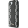DKNY Leather Checkered Mono Pattern MagSafe iPhone 16e Case - Black - (DK000315-0)