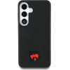 DKNY Leather Heart of NY Case for Samsung Galaxy S25 - Black - (DK000309-0)