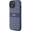 DKNY Leather Mono Stripe & Metal Logo case for iPhone 15 / 14 / 13 - blue - (DK000073-0)