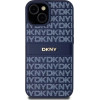 DKNY Leather Mono Stripe & Metal Logo case for iPhone 15 / 14 / 13 - blue - (DK000073-0)