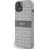 DKNY Leather Mono Stripe & Metal Logo case for iPhone 15 / 14 / 13 - beige - (DK000059-0)