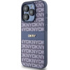 DKNY Leather Mono Stripe & Metal Logo case for iPhone 15 Pro - blue - (DK000074-0)