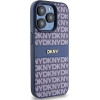 DKNY Leather Mono Stripe & Metal Logo case for iPhone 15 Pro - blue - (DK000074-0)