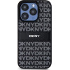 DKNY Leather Mono Stripe & Metal Logo case for iPhone 15 Pro Max - black - (DK000058-0)