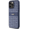 DKNY Leather Mono Stripe & Metal Logo case for iPhone 15 Pro Max - blue - (DK000075-0)
