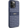 DKNY Leather Mono Stripe & Metal Logo case for iPhone 15 Pro Max - blue - (DK000075-0)