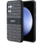 DKNY Leather Mono Stripe & Metal Logo case for Samsung Galaxy S24 - black - (DK000142-0)