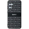 DKNY Leather Mono Stripe & Metal Logo case for Samsung Galaxy S24 - black - (DK000142-0)