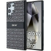 DKNY Leather Mono Stripe & Metal Logo case for Samsung Galaxy S24 Ultra - black - (DK000144-0)