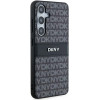 DKNY Leather Mono Stripe & Metal Logo case for Samsung Galaxy S24+ - black - (DK000143-0)