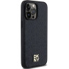 DKNY Leather Pattern Metal Logo MagSafe case for iPhone 13 Pro Max - black - (DK000081-0)