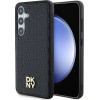 DKNY Leather Pattern Metal Logo MagSafe case for Samsung Galaxy S24+ - black - (DK000078-0)