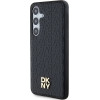 DKNY Leather Pattern Metal Logo MagSafe case for Samsung Galaxy S24+ - black - (DK000078-0)