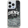 DKNY Liquid Glitter Big Logo iPhone 14 Pro Case - Black - (DK000031-0)