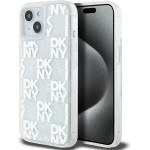 DKNY Liquid Glitter Multilogo case for iPhone 15 / 14 / 13 - white - (DK000040-0)