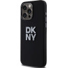 DKNY Liquid Silicone Metal Logo iPhone 15 Pro Case - Black - (DK000046-0)