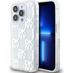 DKNY Liquid Glitter Multilogo case for iPhone 15 Pro - white - (DK000041-0)