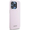 DKNY Liquid Silicone Small Metal Logo MagSafe case for iPhone 14 Pro - pink - (DK000009-0)