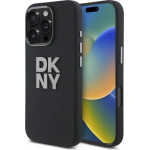 DKNY Liquid Silicone Metal Logo iPhone 16 Pro Max Case - Black - (DK000270-0)