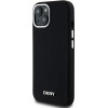DKNY Liquid Silicone Small Metal Logo MagSafe Case for iPhone 15 Plus / 14 Plus - Black - (DK000006-0)