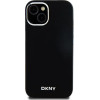 DKNY Liquid Silicone Small Metal Logo MagSafe Case for iPhone 15 Plus / 14 Plus - Black - (DK000006-0)