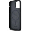 DKNY Liquid Silicone White Printed Logo MagSafe Case for iPhone 12/12 Pro - Black - (DK000015-0)