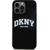 DKNY Liquid Silicone White Printed Logo MagSafe case for iPhone 15 Pro Max - black - (DK000025-0)