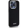 DKNY Plain Logo MagSafe iPhone 15 Pro Case - Black - (DK000240-0)