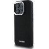 DKNY Plain Silver Logo MagSafe iPhone 16 Pro Case - Black - (DK000248-0)