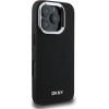 DKNY Plain Silver Logo MagSafe iPhone 16 Pro Max Case - Black - (DK000249-0)