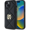 DKNY Quilted Stack Logo iPhone 14 Case - Black - (DK000274-0)