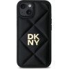 DKNY Quilted Stack Logo iPhone 14 Case - Black - (DK000274-0)