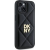 DKNY Quilted Stack Logo iPhone 14 Case - Black - (DK000274-0)