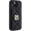 DKNY Quilted Stack Logo iPhone 15 Case - Black - (DK000277-0)