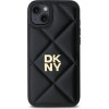 DKNY Quilted Stack Logo iPhone 15 Plus Case - Black - (DK000278-0)