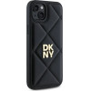 DKNY Quilted Stack Logo iPhone 15 Plus Case - Black - (DK000278-0)