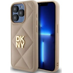 DKNY Quilted Stack Logo iPhone 15 Pro Max Case - Beige - (DK000287-0)