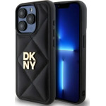 DKNY Quilted Stack Logo iPhone 15 Pro Case - Black - (DK000279-0)