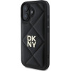 DKNY Quilted Stack Logo iPhone 16 Case - Black - (DK000250-0)