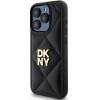 DKNY Quilted Stack Logo iPhone 15 Pro Max Case - Black - (DK000280-0)