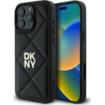 DKNY Quilted Stack Logo iPhone 16 Pro Case - Black - (DK000251-0)