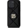 DKNY Quilted Stack Logo iPhone 16 Pro Case - Black - (DK000251-0)