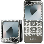 DKNY Repeat Pattern Bottom Stripe Case for Samsung Galaxy Z Flip 6 - Brown - (DK000220-0)