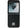 DKNY Repeat Pattern Stack Logo Case for Samsung Galaxy Z Flip6 - Black - (DK000225-0)