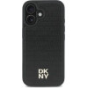 DKNY Repeat Pattern Stack Logo MagSafe iPhone 16 Case - Black - (DK000266-0)