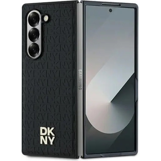 DKNY Repeat Pattern Stack Logo Case for Samsung Galaxy Z Fold6 - Black - (DK000229-0)